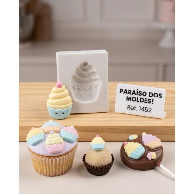 Molde de Silicone Sorvete na Casquinha - 1452