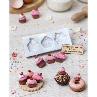 Molde de Silicone Cupcakes Charme - 1454