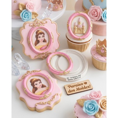 Molde de Silicone Confeitaria Biscuit Moldura Joice - 776
