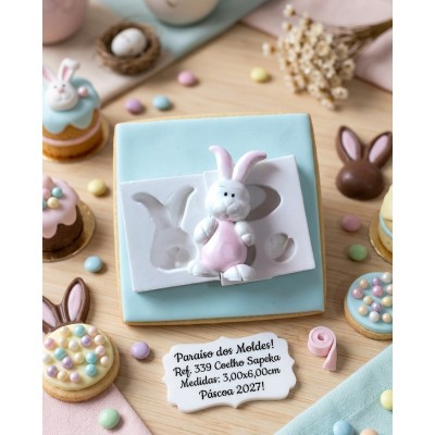 Molde de Silicone Coelho Sapeka - 339