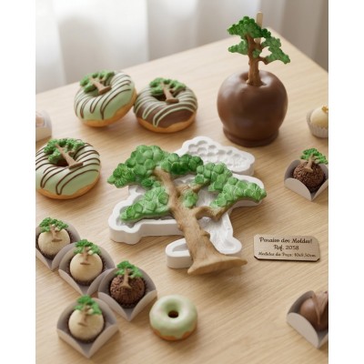 Molde de Silicone Confeitaria e Biscuit Árvore Conchinhas 2058