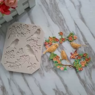 PM161 KIT PÁSSAROS E MINI FLORES