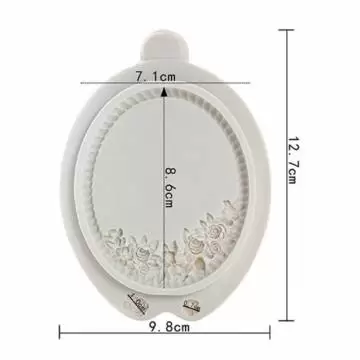 PM1003 MOLDURA OVAL FLORAL GABY