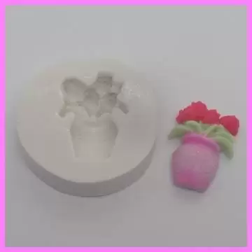 PM1031 VASO COM FLORES MILA