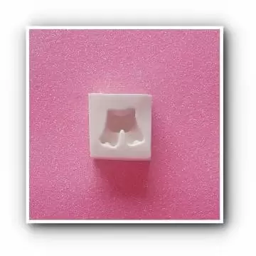 MOLDE SILICONE CONFEITARIA E BISCUIT CALÇA DO MICKEY