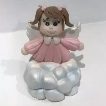 MOLDE SILICONE CONFEITARIA E BISCUIT ANJINHO CUTE PM1173