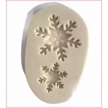 MOLDE SILICONE FLOCO DE NEVE FROZEN  -  PM1215