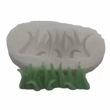 MOLDE SILICONE CONFEITARIA E BISCUIT GRAMINHA