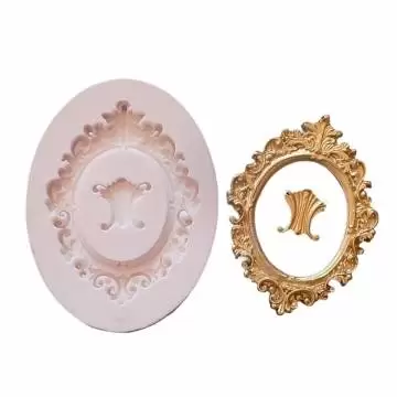 MOLDE DE SILICONE CONFEITARIA E BISCUIT  MOLDURA GARIBALDE PM1165