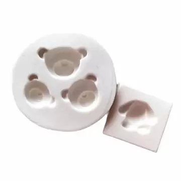 MOLDE DE SILICONE FAMÍLIA URSO  -  PM1206