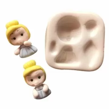 MOLDE SILICONE MENINA LINDINHA PM1178