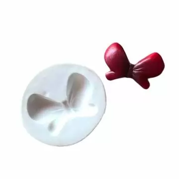 Molde de Silicone Laço Bel...
