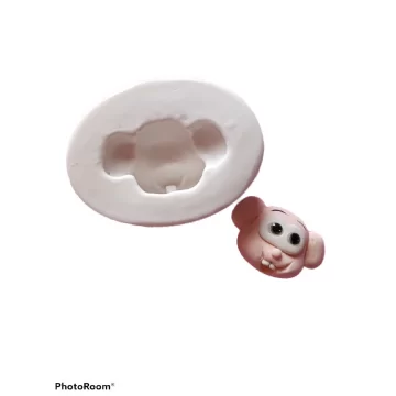 Molde de Silicone Carinha...