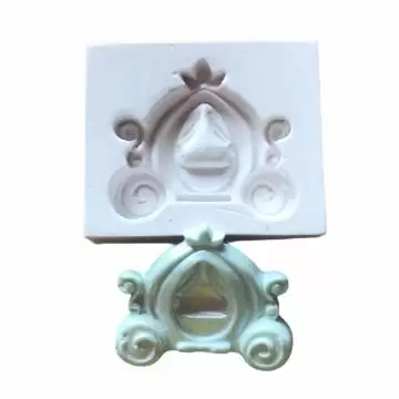Molde de Silicone Carruagem...
