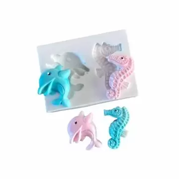 Molde de Silicone Golfinho...