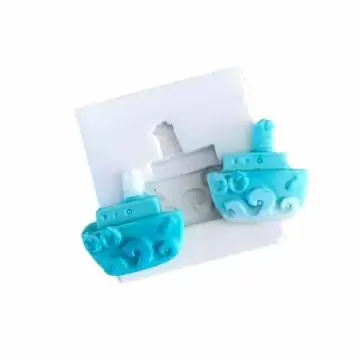 Molde de Silicone Barco...