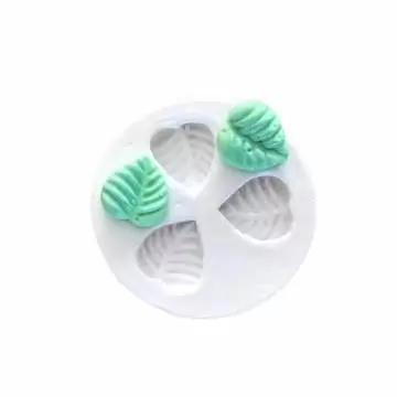 Molde de Silicone Folhas...