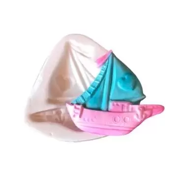 Molde de Silicone Barco...