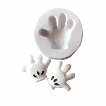 Molde de Silicone Luva...
