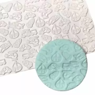 Molde de Silicone Textura...