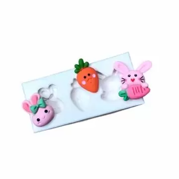 Molde de Silicone Páscoa...