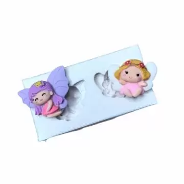 Molde de Silicone Fadas...