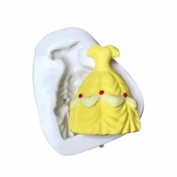 Molde de Silicone Vestido...