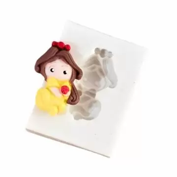 Molde de Silicone Princesa...