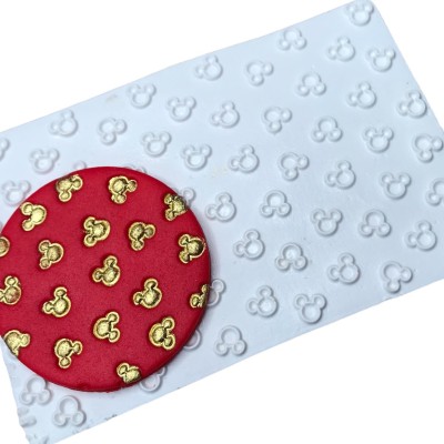 Molde de Silicone Textura Mickey - 1390