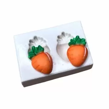 Molde de Silicone Cenouras...