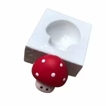 Molde de Silicone Cogumelo...