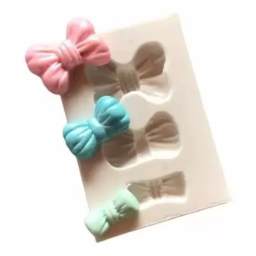 Molde de Silicone Laços...