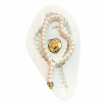 Molde de Silicone Rosário...