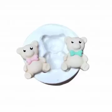 Molde de Silicone Urso Mini...