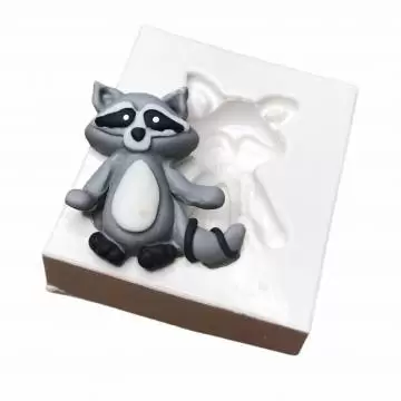 Molde de Silicone Guaxinim...