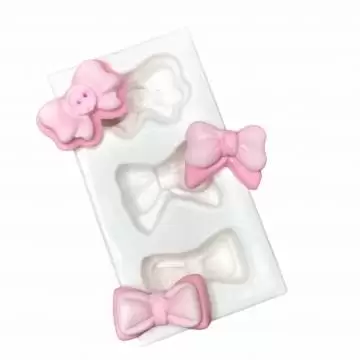 Molde de Silicone Laços...