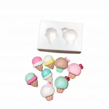 Molde de Silicone Sorvetes...