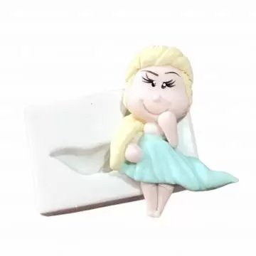 Molde de Silicone Vestido...