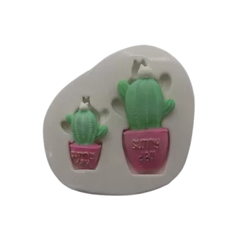 Molde de Silicone Cacto...