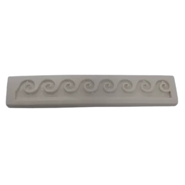 Molde de Silicone Ondinhas...