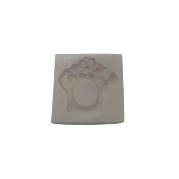 Molde de Silicone Vaso Com...