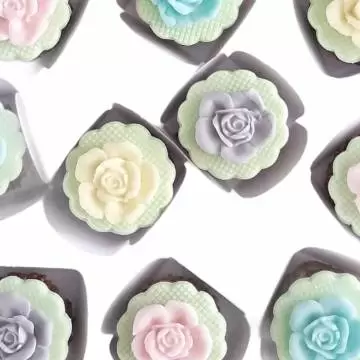 Molde de Silicone Rosinha...