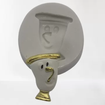 Molde de Silicone Xícara...