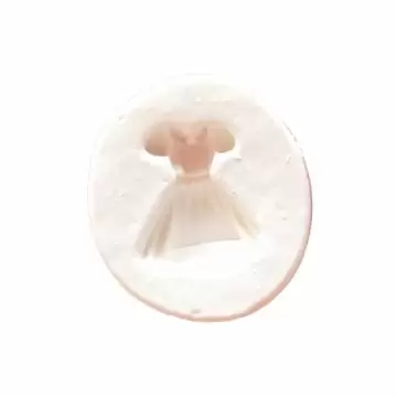 Molde de Silicone Vestido...
