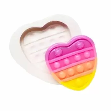 Molde de Silicone Pop It de...