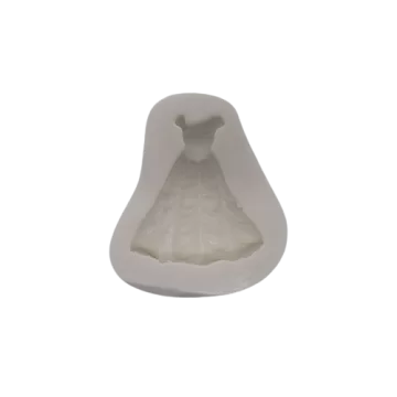 Molde de Silicone Vestido...