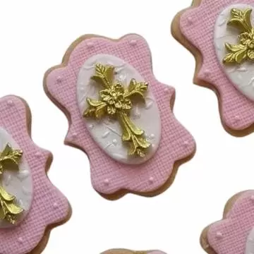 Molde De Silicone Cruz...