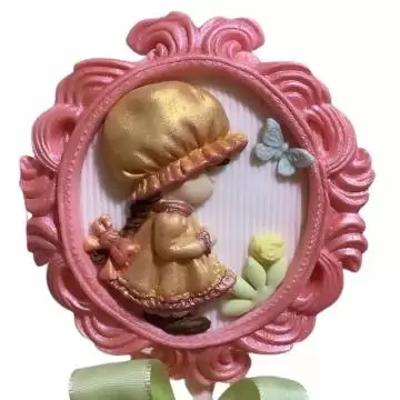 Molde de Silicone Menina...