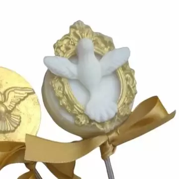 Molde de Silicone Pombinha...