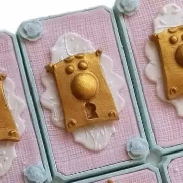 Molde de Silicone Fechadura...